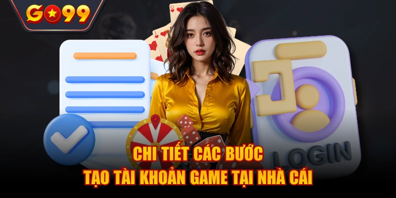 Chi tiết các bước tạo tài khoản game tại nhà cái